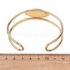 Bracelets manchettes pour femmes en acier inoxydable 304 et perles acryliques imitation pierres précieuses.&nbsp;BJEW-T027-01A