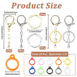 Kits de fabrication de porte-clés de rangement pour rouge à lèvres à faire soi-même&nbsp;DIY-CP0013-82