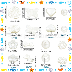 Perle di perle imitazione plastica abs&nbsp;KY-SC0002-28B