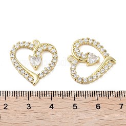 Pendenti con placcatura a cremagliera in ottone con micro pavè di zirconi cubici&nbsp;KK-E102-04G