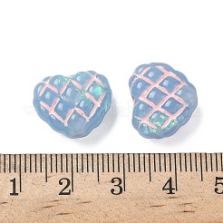 Perles gaufrées en résine translucide&nbsp;RESI-D312-01B-03