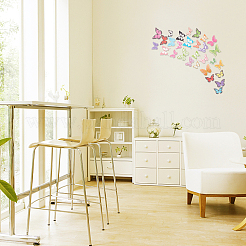 3 ensemble de 3 styles d'autocollants muraux en PVC&nbsp;DIY-GA0002-14