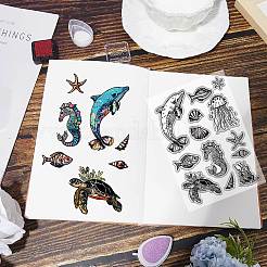 Klarsichtstempel aus PVC-Kunststoff&nbsp;DIY-WH20051-006