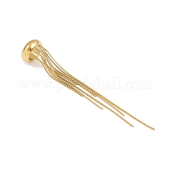Manschettenohrringe mit Quaste aus 304 Edelstahl&nbsp;EJEW-B145-01G