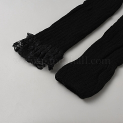 Lange Netzspitzenhandschuhe aus Acrylfasern&nbsp;AJEW-WH20018-278B