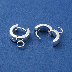 201 orecchini a cerchio huggie in acciaio inossidabile&nbsp;STAS-A167-01R-S