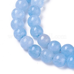 Natürliche weiße Jade perlen Stränge&nbsp;X-G-I222-6mm-02
