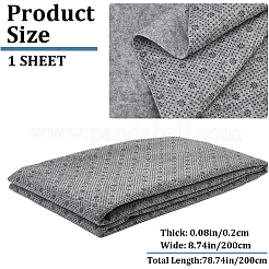 Rutschfeste Vliesstoffe aus Polyester mit Pflaumenblütenmuster&nbsp;DIY-WH0453-90A