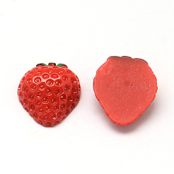 Decoden-Cabochons aus Erdbeerharz&nbsp;X-CRES-R183-09