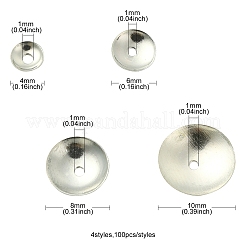400 Stück 4 Stile Eisenperlenkegel&nbsp;IFIN-YW0003-30