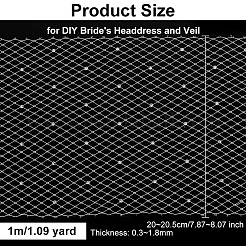 Polyester-Mesh-Tüllstoff&nbsp;FIND-WH0126-389B