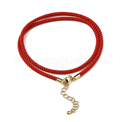 Fabrication de colliers en cordon de nylon Milan&nbsp;MAK-M028-01G-06