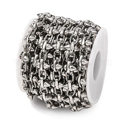 304 Edelstahl-Punk-Spike-Gliederketten&nbsp;CHS-A021-05P