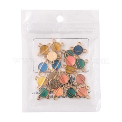 20 pz 4 colori ciondoli in lega di smalto&nbsp;ENAM-FS0001-07