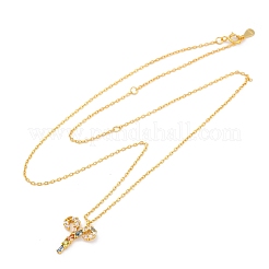 925 collier en argent sterling avec pendentif constellation en zircone cubique colorée pour femme&nbsp;STER-R009-01G-01