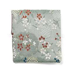 Borse per riporre gioielli in tessuto con stampa floreale&nbsp;ABAG-A009-04B