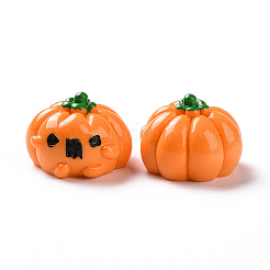 Cabochons en résine opaque halloween&nbsp;RESI-D063-15B