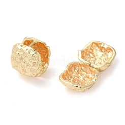 Orecchino a cerchio in ottone martellato da donna&nbsp;KK-C028-06G