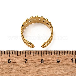 Manschettenringe aus Emaille-Edelstahl 304 für Damen&nbsp;RJEW-F194-03G
