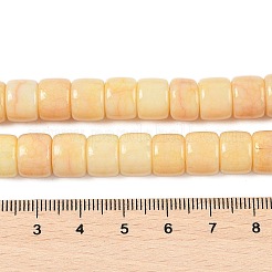 Colliers de perles de verre teintées à effet ombré&nbsp;GLAA-H037-01D