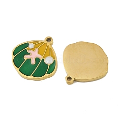 304 Edelstahl-Emaille-Anhänger&nbsp;STAS-L302-19G