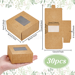 Cajas de embalaje de papel kraft&nbsp;CON-WH0115-02A-02