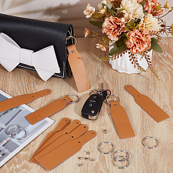 DIY-Sets zur Herstellung von Schlüsselanhängern aus Leder&nbsp;DIY-OC0013-48