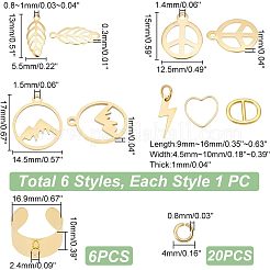 DIY-Set zur Herstellung von Charm-Manschettenringen&nbsp;DIY-UN0003-67