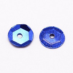 Perline paillette plastico&nbsp;X-PVC-A001-6mm-06