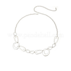 Bauchketten aus tropfenförmiger Legierung mit Ringgliedern für Damen&nbsp;FS-WG8F6BA-01