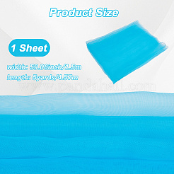 5 mètre de tissu organza en polyester&nbsp;DIY-CY0001-09B