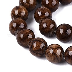 Natur persische Jade Perlen Stränge&nbsp;G-A255-A02-06A
