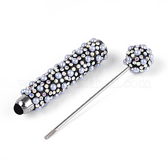 Stilo touch screen in ABS con perle sintetiche e strass in pasta polimerica&nbsp;AJEW-T013-06M