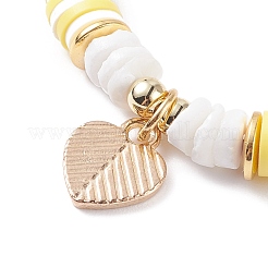 Braccialetto di fascino del cuore&nbsp;BJEW-JB07655-05