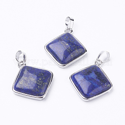 Pendentifs en lapis-lazuli teints naturels&nbsp;G-E420-05P