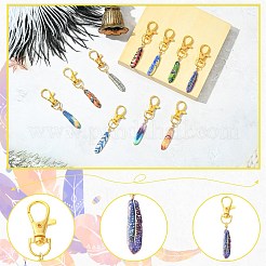 10pcs décorations de pendentif en alliage d'émail&nbsp;HJEW-CJ00086