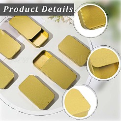 6 boîte de rangement à bibelots en fer blanc avec couvercle coulissant&nbsp;CON-SP0001-23D