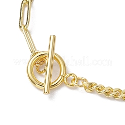 Messing Muschel Herz Gliederarmbänder&nbsp;BJEW-JB10395