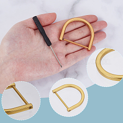 6 Stück D-Ring-Ankerschäkelverschlüsse aus Legierung&nbsp;FIND-DR0001-76