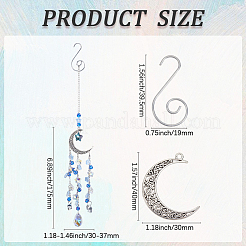 DIY-Bausätze zum Aufhängen eines Sonnenfängers mit Mond&nbsp;DIY-SC0030-71
