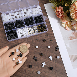 DIY-Kits zur Herstellung von Armbändern aus Kreuz- und runden Acrylperlen&nbsp;DIY-SC0027-52