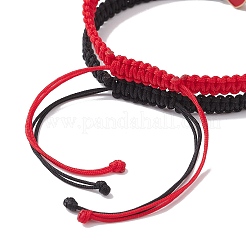 2 fil de nylon tressé de 2 couleurs.&nbsp;BJEW-JB09768
