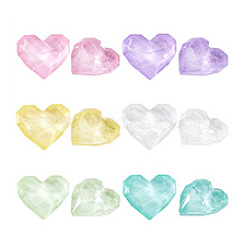 36 Stück 6 Farben Glas Strass Cabochons&nbsp;RGLA-PH0001-20