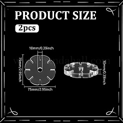 2 Stück Acryl-Armbandherstellungsbrett&nbsp;DIY-FG0006-50