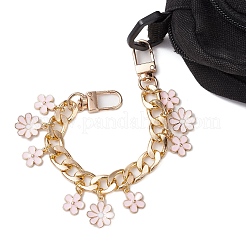 Gourmettes en aluminium chaînes d'extension de sac&nbsp;AJEW-BA00135