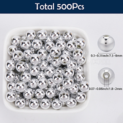 500 Stück ABS-Kunststoffperlen&nbsp;KY-SP0001-40