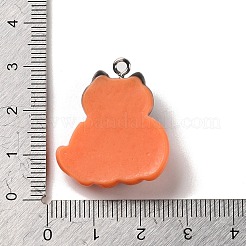 Undurchsichtige Harzanhänger&nbsp;RESI-K020-04B-01