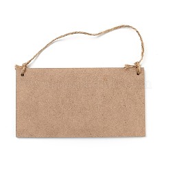 Porte en bois halloween suspendu panneau de bienvenue&nbsp;HJEW-Z002-02D