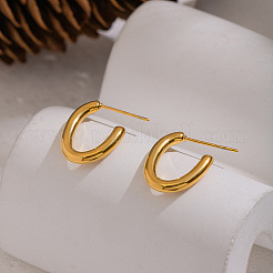 Boucles d'oreilles à clous en acier inoxydable 304 en forme de U&nbsp;QT1694