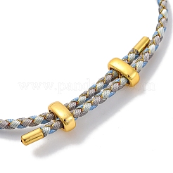 Bracelets tressés en cordon de polyester réglable&nbsp;BJEW-Z085-01G-23